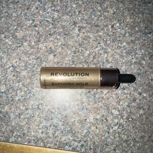 New Sealed Makeup Revolution Liquid Highlighter Shade Euphoric Gold